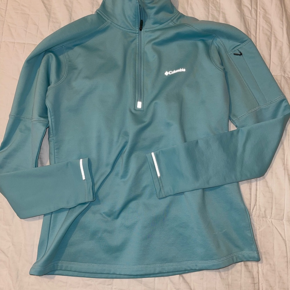 Columbia Teal Omni-Wick Pullover
